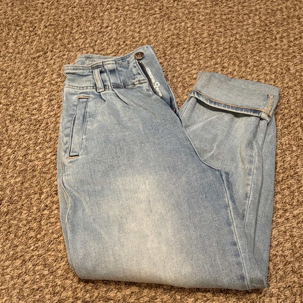Casual Light Blue Boyfriend Jeans